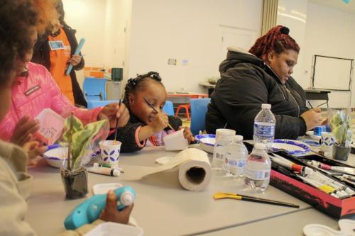 Painting Flower Pots 