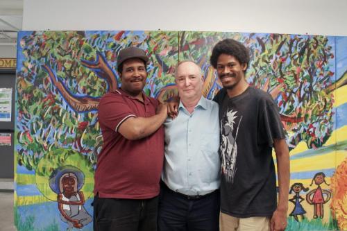 Clubhouse members and staff 